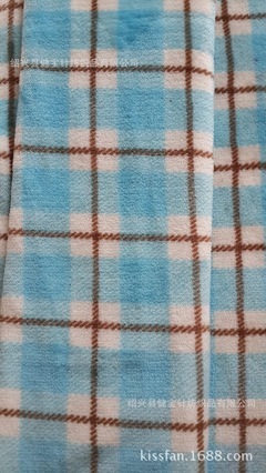 紹興縣健寶針紡織品 現(xiàn)貨格子雙面法蘭絨，優(yōu)質實惠的紡織選擇